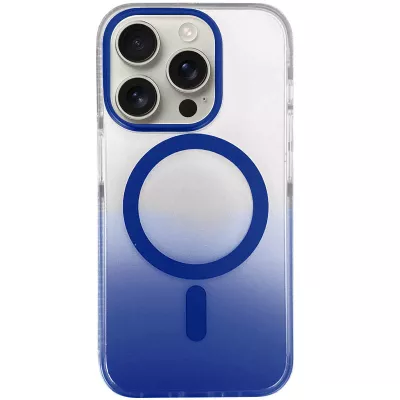 Чохол TPU+PC Phantom with MagSafe для Apple iPhone 13 Pro (6.1") Blue