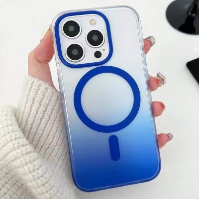 Чохол TPU+PC Phantom with MagSafe для Apple iPhone 13 Pro (6.1") Blue