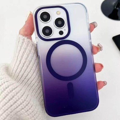 Чохол TPU+PC Phantom with MagSafe для Apple iPhone 15 Pro Max (6.7") Purple