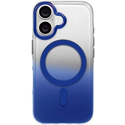 Чохол TPU+PC Phantom with MagSafe для Apple iPhone 16 (6.1") Blue Чохол TPU+PC Phantom with MagSafe для Apple iPhone 16 (6.1") Blue