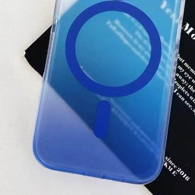 Чохол TPU+PC Phantom with MagSafe для Apple iPhone 16 (6.1") Blue Чохол TPU+PC Phantom with MagSafe для Apple iPhone 16 (6.1") Blue