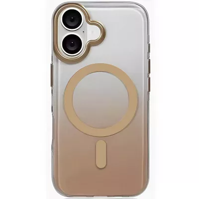 Чохол TPU+PC Phantom with MagSafe для Apple iPhone 16 (6.1") Golden