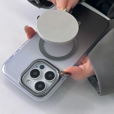 Чохол TPU+PC Shadow with MagSafe для Apple iPhone 14 Pro (6.1") Gray Чохол TPU+PC Shadow with MagSafe для Apple iPhone 14 Pro (6.1") Gray