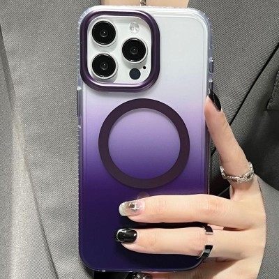 Чохол TPU+PC Shadow with MagSafe для Apple iPhone 14 Pro (6.1") Purple Чохол TPU+PC Shadow with MagSafe для Apple iPhone 14 Pro (6.1") Purple