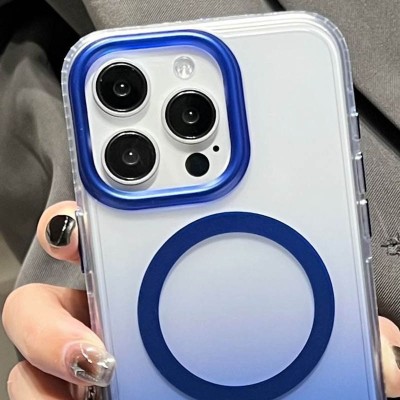 Чохол TPU+PC Shadow with MagSafe для Apple iPhone 14 Pro Max (6.7") Blue