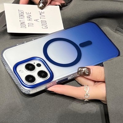 Чохол TPU+PC Shadow with MagSafe для Apple iPhone 14 Pro Max (6.7") Blue