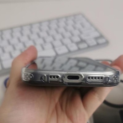 Чохол TPU+PC Shadow with MagSafe для Apple iPhone 16 Pro (6.3") Gray
