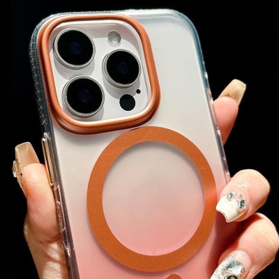 Чохол TPU+PC Shadow with MagSafe для Apple iPhone 16 Pro (6.3") Rose Gold
