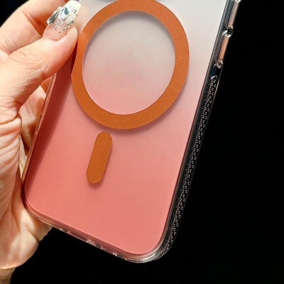 Чохол TPU+PC Shadow with MagSafe для Apple iPhone 16 Pro (6.3") Rose Gold