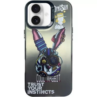 Чохол TPU+PC So Cool для Apple iPhone 16 (6.1") Cool Rabbit