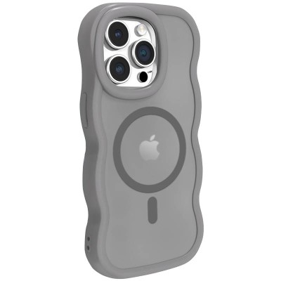 Чохол TPU+PC Undine with MagSafe для Apple iPhone 12 Pro / 12 (6.1") Grey