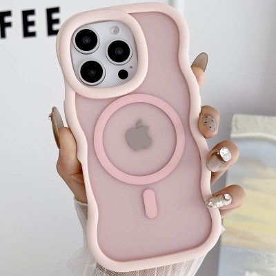 Чохол TPU+PC Undine with MagSafe для Apple iPhone 14 Pro (6.1") Pink