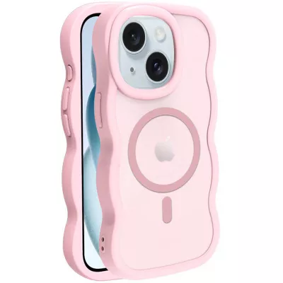 Чохол TPU+PC Undine with MagSafe для Apple iPhone 15 (6.1") Pink
