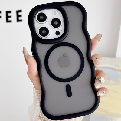 Чохол TPU+PC Undine with MagSafe для Apple iPhone 15 Pro Max (6.7") Black Чохол TPU+PC Undine with MagSafe для Apple iPhone 15 Pro Max (6.7") Black