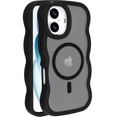 Чохол TPU+PC Undine with MagSafe для Apple iPhone 16 (6.1") Black