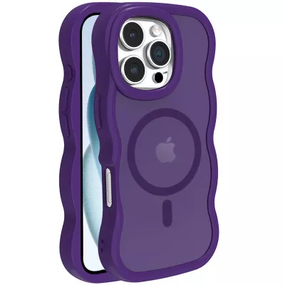 Чохол TPU+PC Undine with MagSafe для Apple iPhone 16 Pro (6.3") Purple
