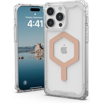 Чохол UAG для iPhone 15 Pro Max, Plyo Magsafe, Ice/Rose Gold (114305114348)