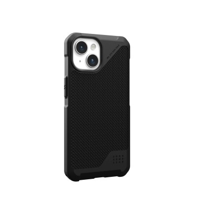 Чохол UAG для iPhone 15, Metropolis LT Magsafe, Kevlar Black (114315113940)