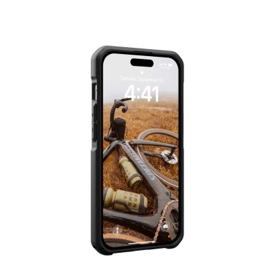 Чохол UAG для iPhone 15, Metropolis LT Magsafe, Kevlar Black (114315113940)