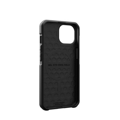 Чохол UAG для iPhone 15, Metropolis LT Magsafe, Kevlar Black (114315113940)