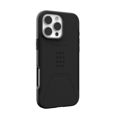Чохол UAG для iPhone 16 Pro Max, Civilian Magsafe, Black (114445114040) Чохол UAG для iPhone 16 Pro Max, Civilian Magsafe, Black (114445114040)
