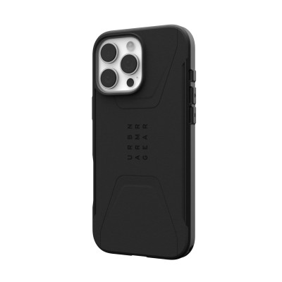 Чохол UAG для iPhone 16 Pro Max, Civilian Magsafe, Black (114445114040) Чохол UAG для iPhone 16 Pro Max, Civilian Magsafe, Black (114445114040)