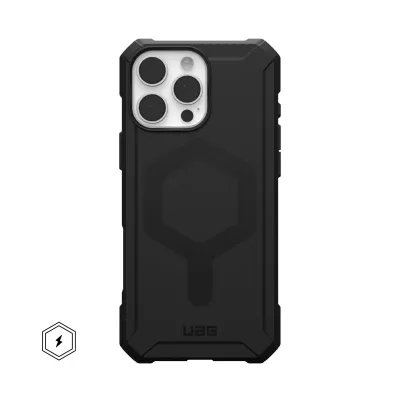 Чохол UAG для iPhone 16 Pro Max, Essential Armor Magsafe, Black (114449114040)