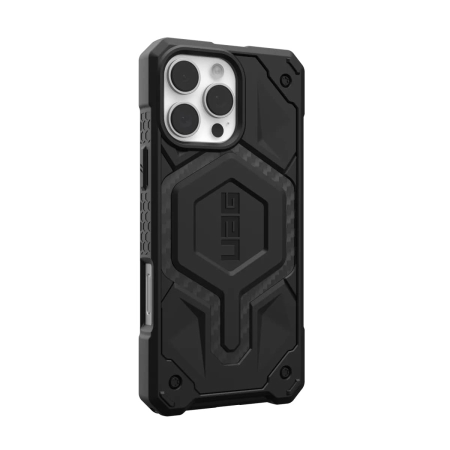 Чохол UAG для iPhone 16 Pro Max, Monarch Pro Magsafe, Carbon Fiber (114457114242) Чохол UAG для iPhone 16 Pro Max, Monarch Pro Magsafe, Carbon Fiber (114457114242)