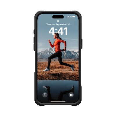 Чохол UAG для iPhone 16 Pro Max, Plasma XTE MagSafe, Black/Orange (114475114097)