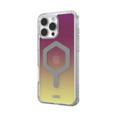 Чохол UAG для iPhone 16 Pro Max, Plyo Magsafe LE, Maroon/Yellow Ombre (114481114780)
