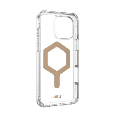Чохол UAG для iPhone 16 Pro Max, Plyo Magsafe, Ice/Gold (114481114381)