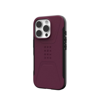 Чохол UAG для iPhone 16 Pro, Civilian Magsafe, Bordeaux (114444119049)