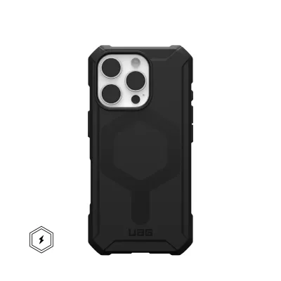 Чохол UAG для iPhone 16 Pro, Essential Armor Magsafe, Black (114448114040)