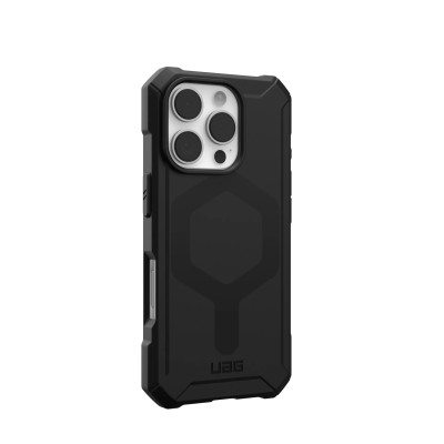 Чохол UAG для iPhone 16 Pro, Essential Armor Magsafe, Black (114448114040) Чохол UAG для iPhone 16 Pro, Essential Armor Magsafe, Black (114448114040)