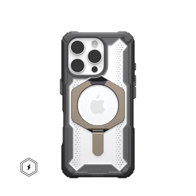 Чохол UAG для iPhone 16 Pro, Plasma XTE MagSafe, Ash/Titanium (114474113136)