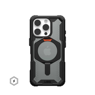 Чохол UAG для iPhone 16 Pro, Plasma XTE MagSafe, Black/Orange (114474114097)