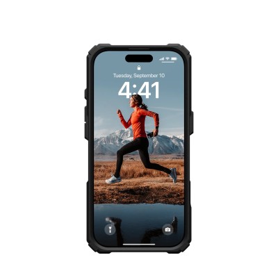 Чохол UAG для iPhone 16 Pro, Plasma XTE MagSafe, Black/Orange (114474114097)