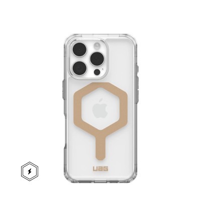 Чохол UAG для iPhone 16 Pro, Plyo Magsafe, Ice/Gold (114480114381)