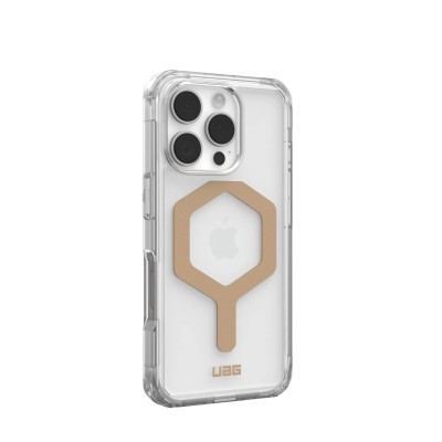 Чохол UAG для iPhone 16 Pro, Plyo Magsafe, Ice/Gold (114480114381)