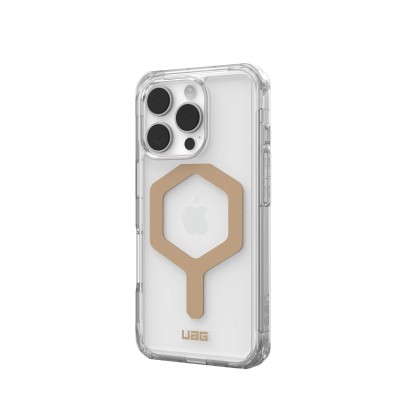 Чохол UAG для iPhone 16 Pro, Plyo Magsafe, Ice/Gold (114480114381)