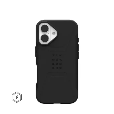 Чохол UAG для iPhone 16, Civilian Magsafe, Black (114446114040)