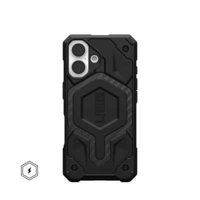 Чохол UAG для iPhone 16, Monarch Pro Magsafe, Carbon Fiber (114458114242)