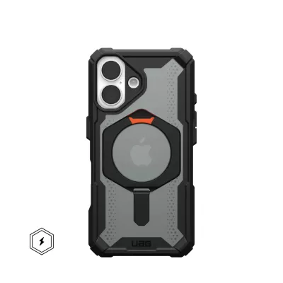 Чохол UAG для iPhone 16, Plasma XTE MagSafe, Black/Orange (114476114097)