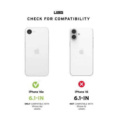 Чохол UAG для iPhone 16E (4th Gen, 2025), Essential Armor MagSafe, Cloud Blue (114496114151)