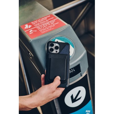 Чохол UAG для карт магнітний з підставкою, Metropolis Wallet PU, Black