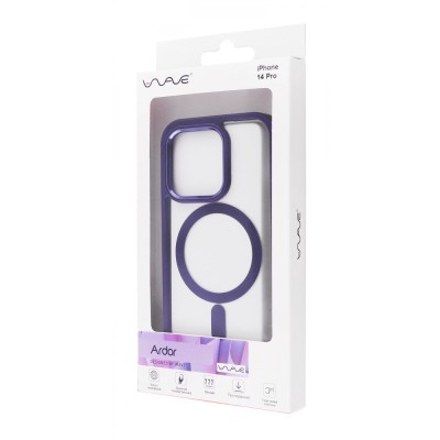 Чохол WAVE Ardor Case with Magnetic Ring iPhone 14 Pro bordo