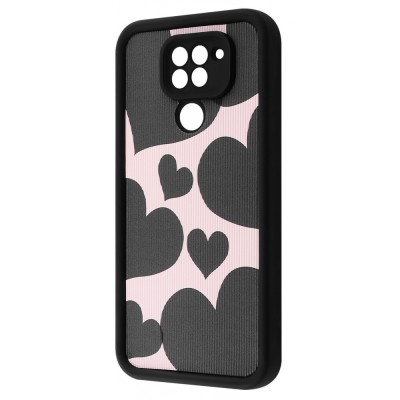 Чохол WAVE Artfull Case Xiaomi Redmi Note 9 black hearts
