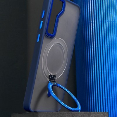 Чохол WAVE Attraction Case with Magnetic Ring Samsung Galaxy S23 blue