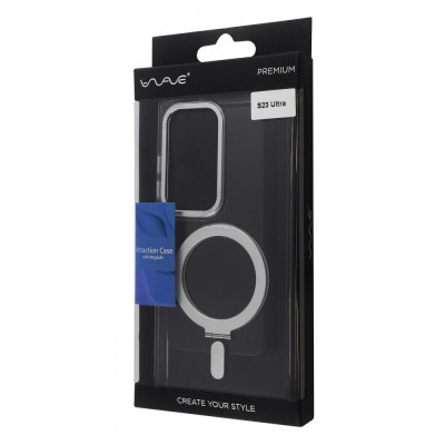 Чохол WAVE Attraction Case with Magnetic Ring Samsung Galaxy S23 Ultra black