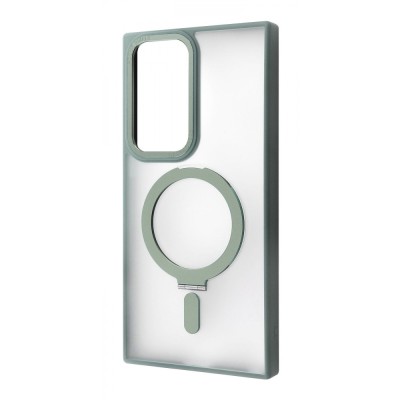 Чохол WAVE Attraction Case with Magnetic Ring Samsung Galaxy S23 Ultra green